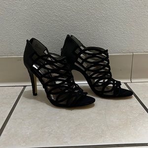Black high heels